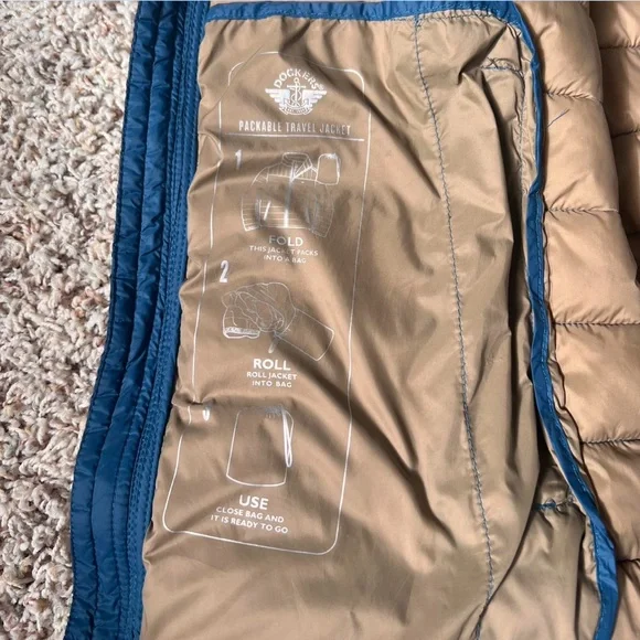 Blue Docker’s Puffer Jacket - Picture 3 of 8